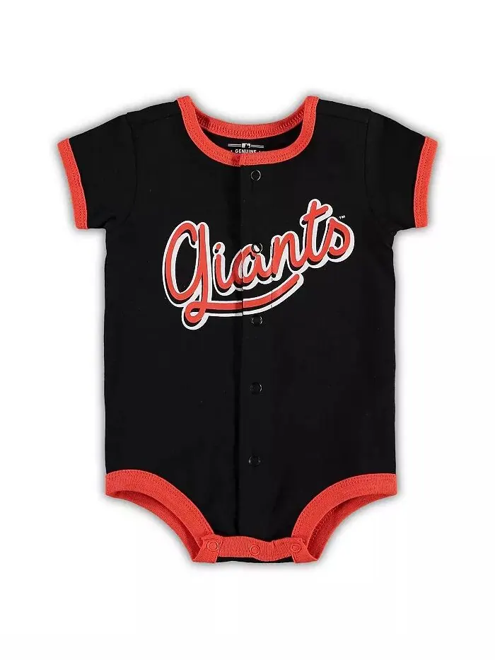 Черный комбинезон для мальчиков и девочек San Francisco Giants Power Hitter Outerstuff — изображение 1 из 1
