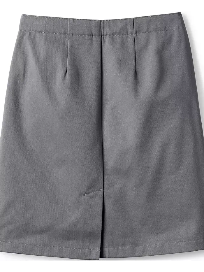 Женская брючная юбка-шорты Blend Chino до колена Lands' End — изображение 3 из 3, серый
