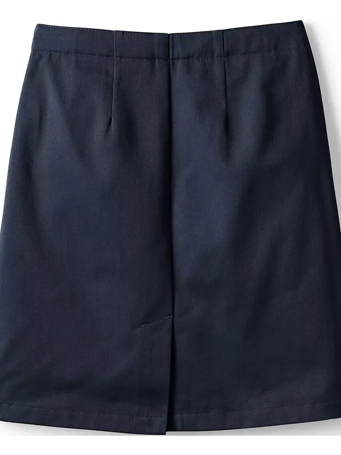Женская брючная юбка-шорты Blend Chino до колена Lands' End — изображение 3 из 3, классический темно-синий