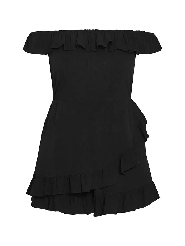Комбинезон Christa Plus Size CITY CHIC — изображение 2 из 3, черный