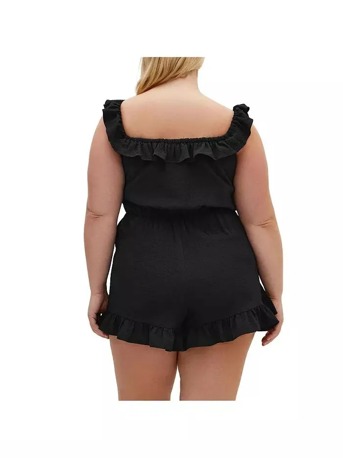 Комбинезон Christa Plus Size CITY CHIC — изображение 3 из 3, черный