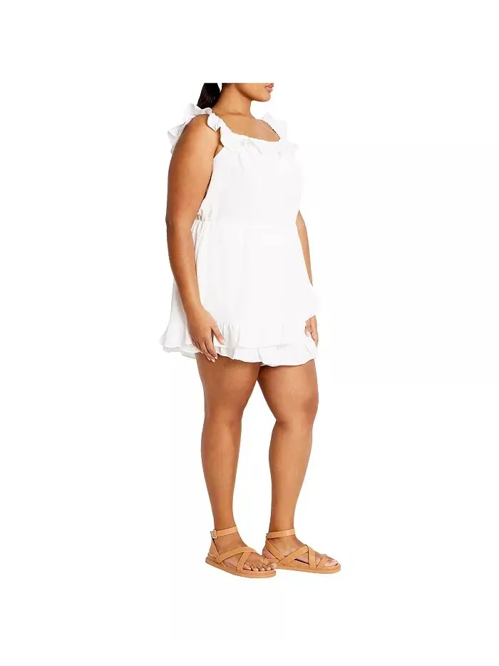 Комбинезон Christa Plus Size CITY CHIC — изображение 2 из 3, белый
