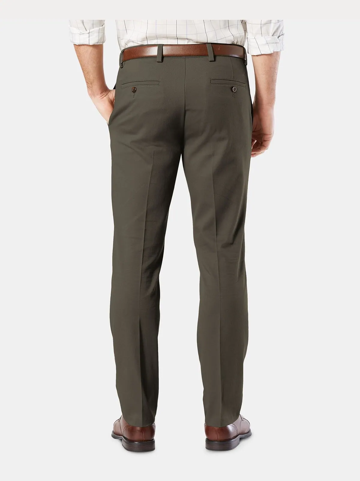 Мужские брюки Dockers прямые — изображение 3 из 6, оливковый