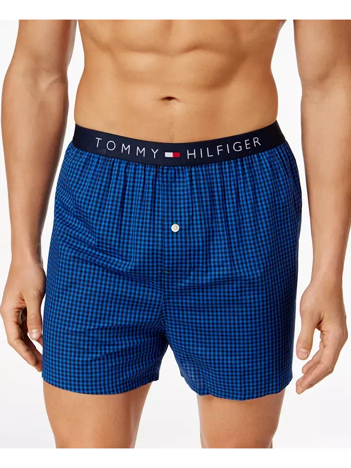 Мужские боксеры из хлопка с принтом логотипа Flag Tommy Hilfiger