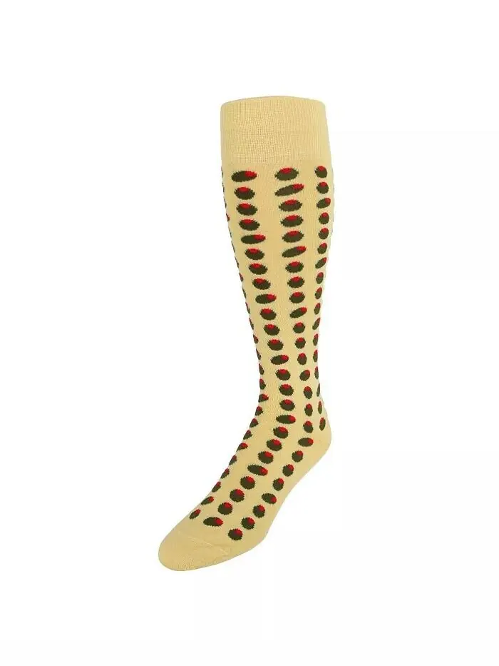 Носки мужские Happy Hour Martini Olives Over The Calf из мерсеризованного хлопка (1 пара) TRAFALGAR — изображение 1 из 1