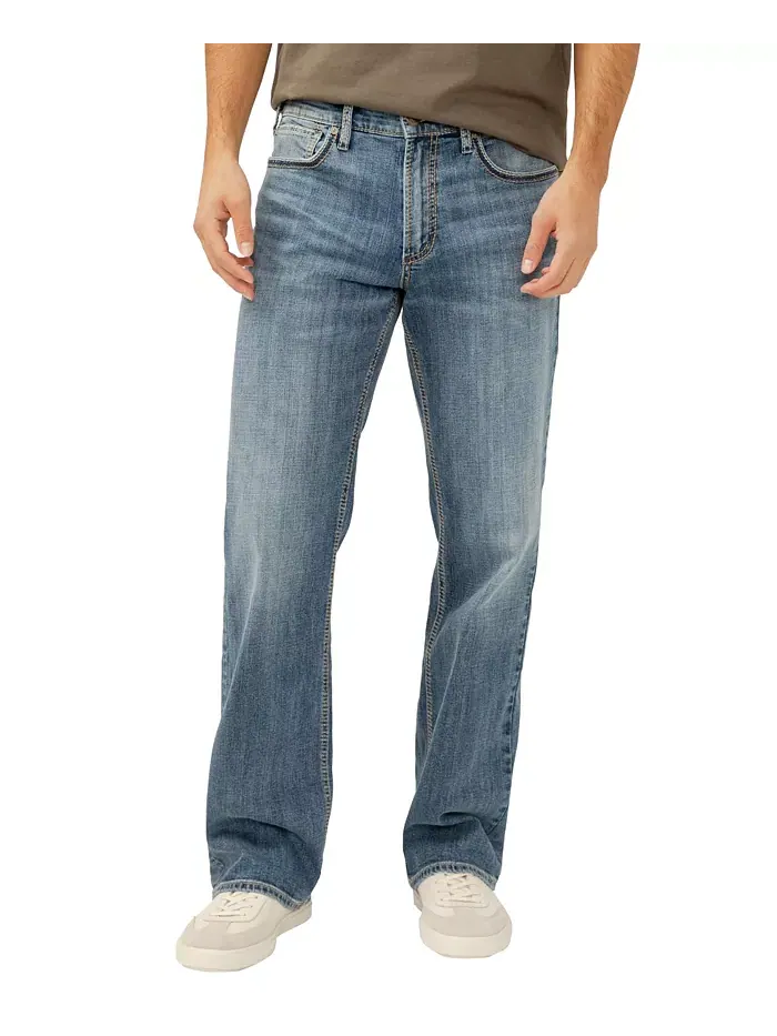 Мужские джинсы Zac Relaxed Fit Silver Jeans Co. — изображение 1 из 7, синий