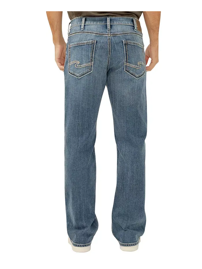 Мужские джинсы Zac Relaxed Fit Silver Jeans Co. — изображение 2 из 7, синий