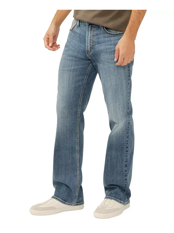Мужские джинсы Zac Relaxed Fit Silver Jeans Co. — изображение 3 из 7, синий
