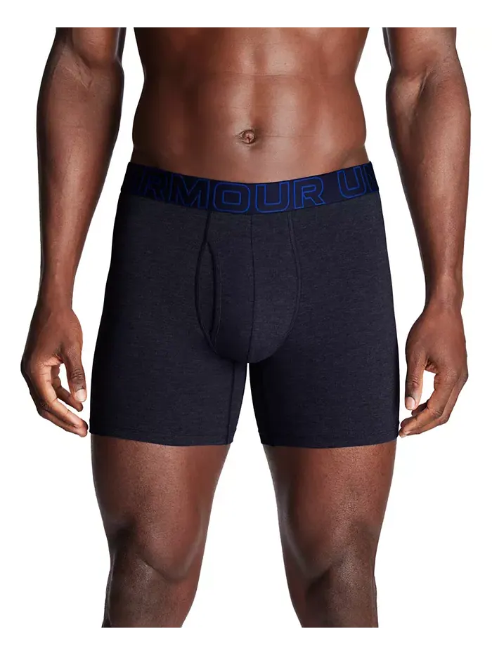 Мужские боксеры Performance Solid 6", 3 шт Under Armour — изображение 2 из 3, синий