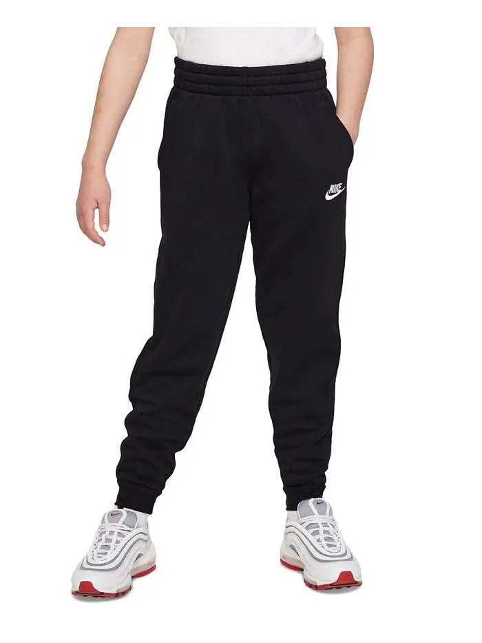 Флисовые спортивные брюки Big Kids Club Nike — изображение 1 из 5, черный