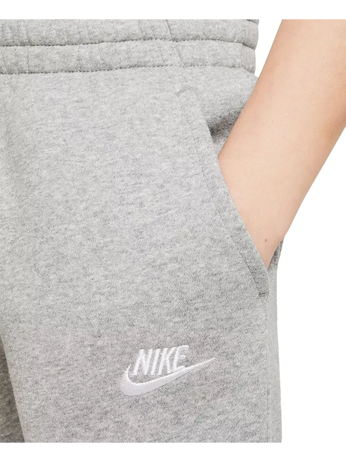 Флисовые спортивные брюки Big Kids Club Nike — изображение 4 из 5, темный серый