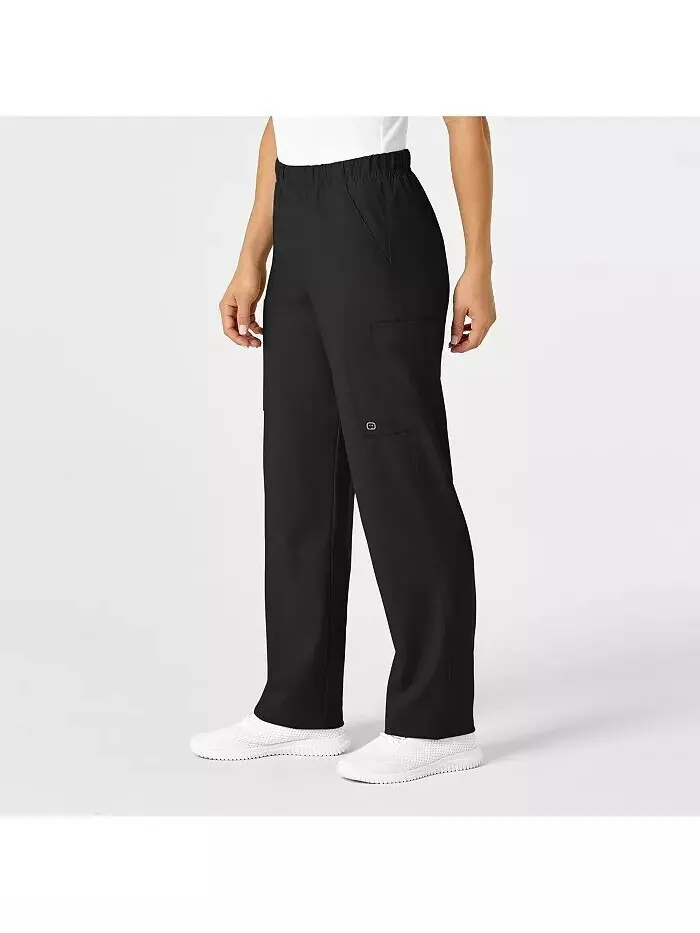 Женские брюки-карго W123 Unisex Scrub Wink — изображение 6 из 6, черный