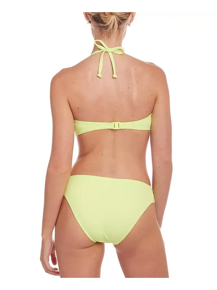 Женский топ для бикини Twist Bandeau LASCANA — изображение 2 из 4, яркий зеленый