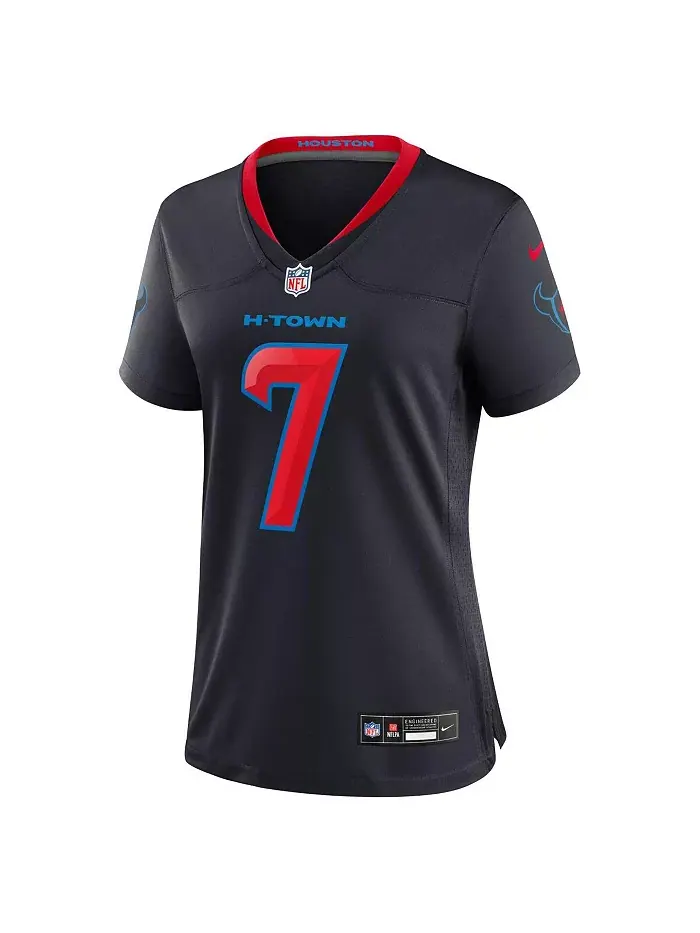 Женская запасная игровая майка CJ Stroud Houston Texans Nike — изображение 3 из 5, темно-синий