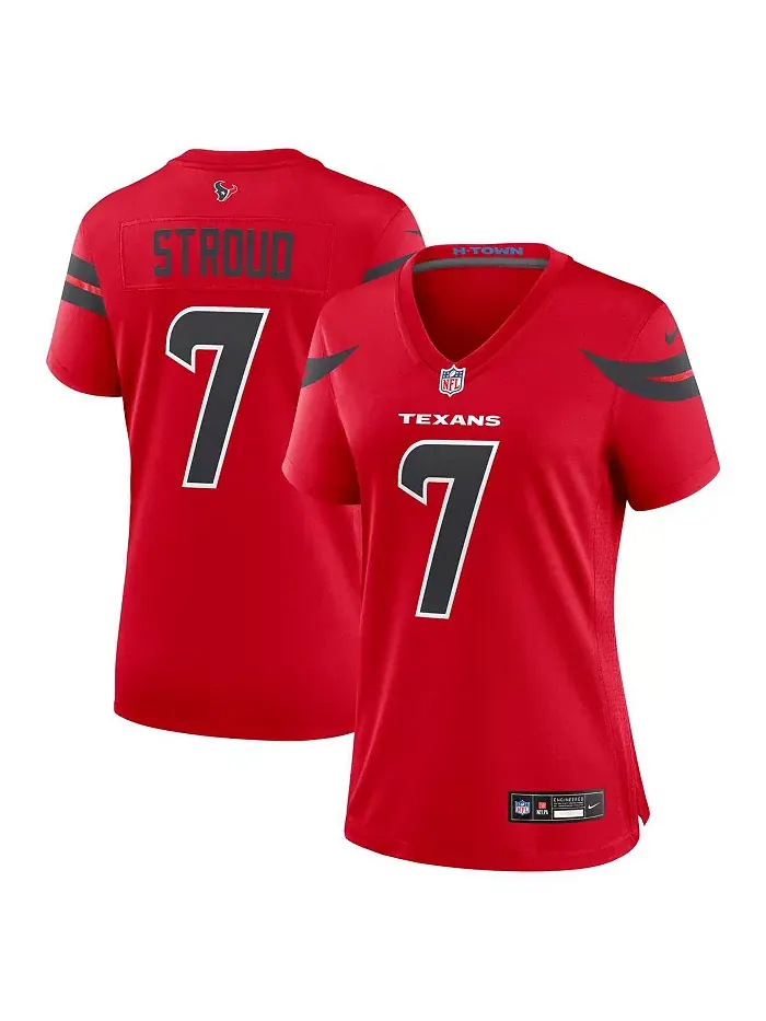 Женская запасная игровая майка CJ Stroud Houston Texans Nike — изображение 1 из 3, красный