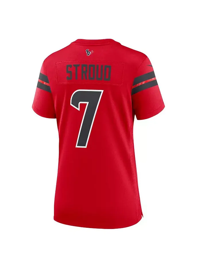 Женская запасная игровая майка CJ Stroud Houston Texans Nike — изображение 3 из 3, красный
