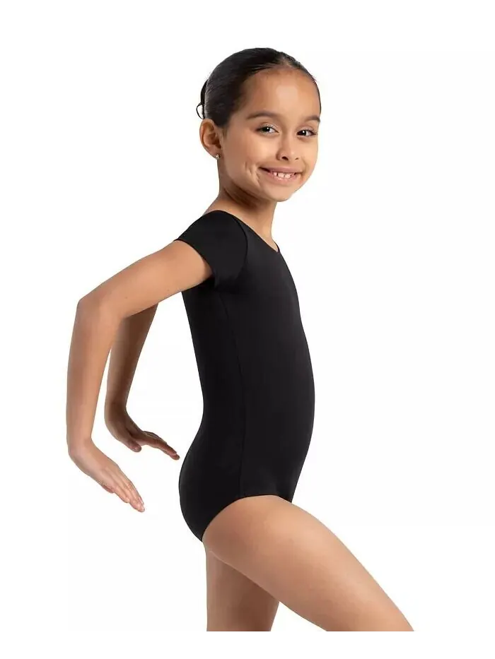 Купальник с коротким рукавом для девочек Capezio — изображение 2 из 3, черный