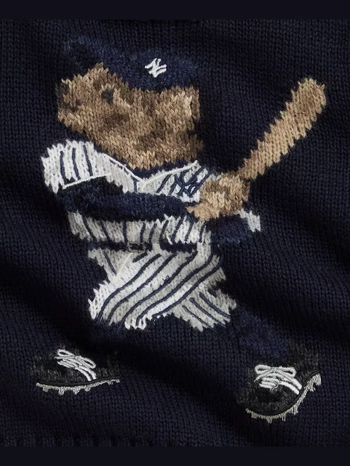 Детский комплект для мальчика: свитер с круглым вырезом и брюки Polo Ralph Lauren — изображение 3 из 3, черный