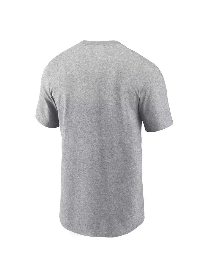 Футболка мужская Heather Gray Texas Longhorns Primetime Evergreen с логотипом Nike — изображение 2 из 3