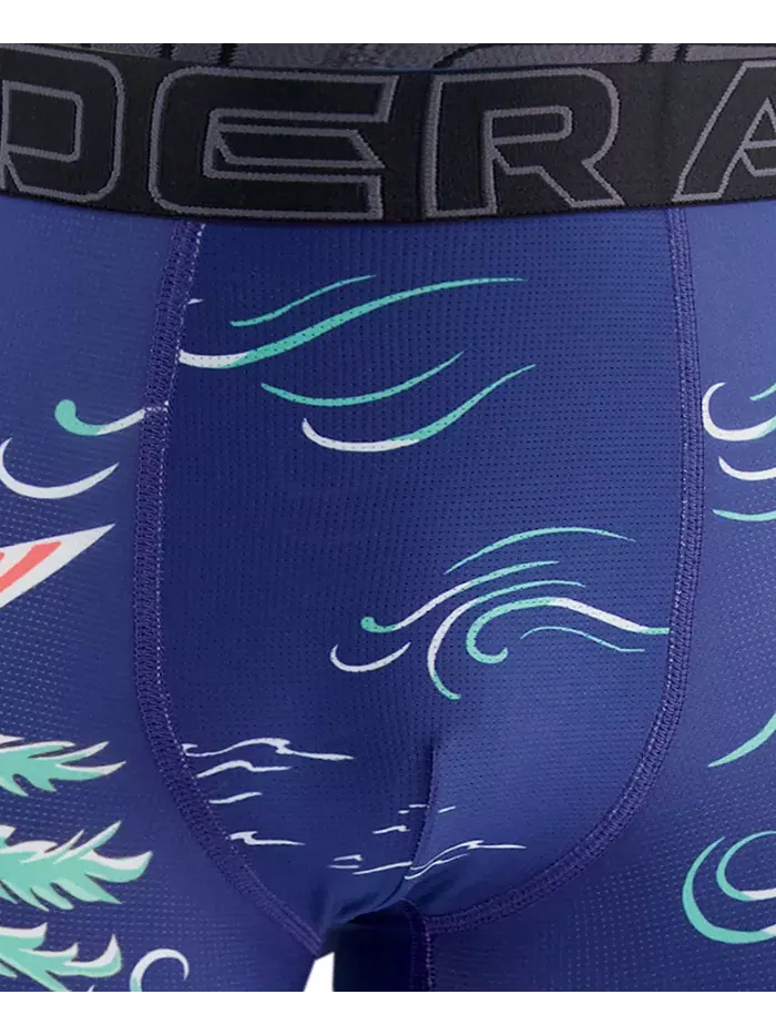 Мужские боксеры Mountain Dew с принтом Performance Tech Mesh длиной 6 дюймов Under Armour — изображение 2 из 2, синий