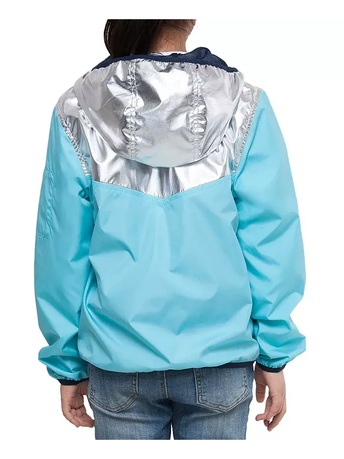 Легкая ветровка для девочек больших размеров XS-XXL Rokka&Rolla — изображение 2 из 8, серый