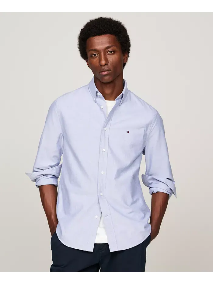 Мужская классическая рубашка Oxford Heritage Tommy Hilfiger
