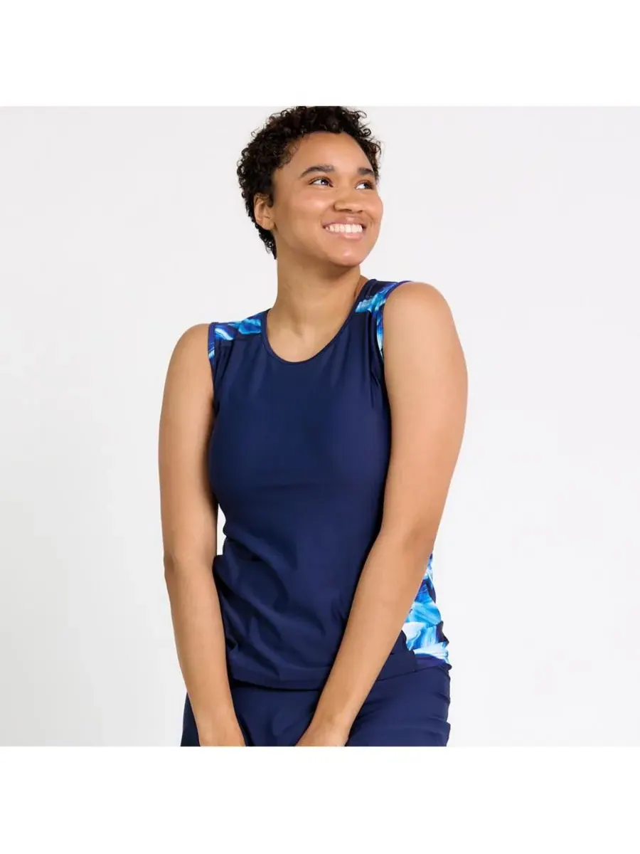 Женский свободный танкини с защитой от ультрафиолета UPF 50+ Maya Swim Top Calypsa — изображение 2 из 5