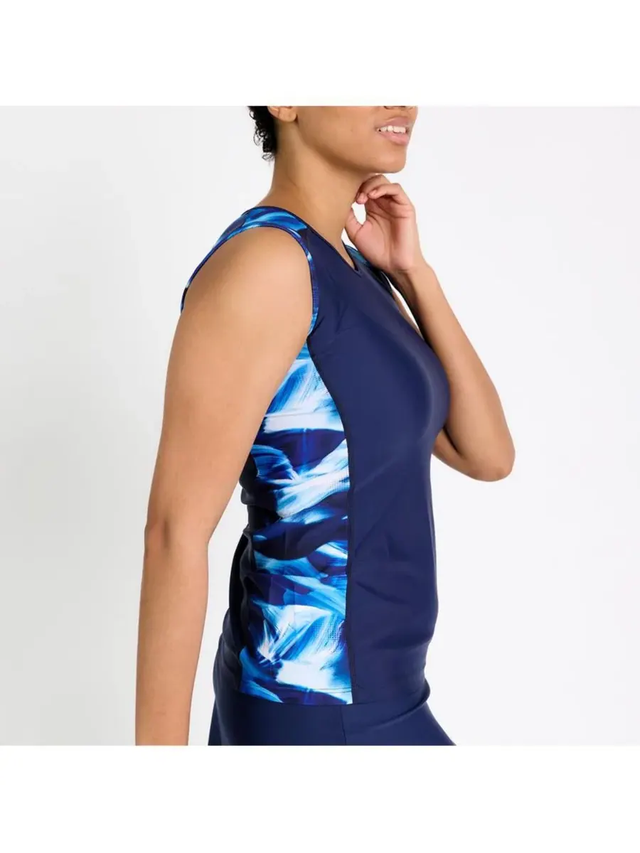 Женский свободный танкини с защитой от ультрафиолета UPF 50+ Maya Swim Top Calypsa — изображение 3 из 5