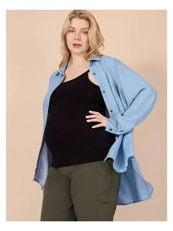 Женская майка-топ Clip Down для кормления Cami - Motherhood Maternity — изображение 5 из 5, черный