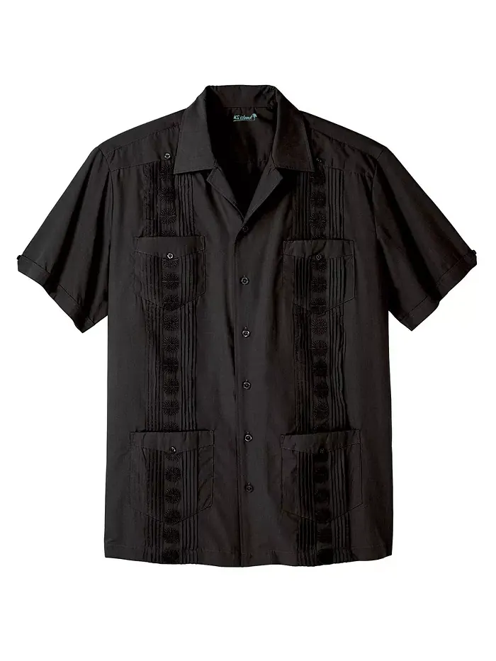 Мужская короткорукавная рубашка Guayabera KingSize