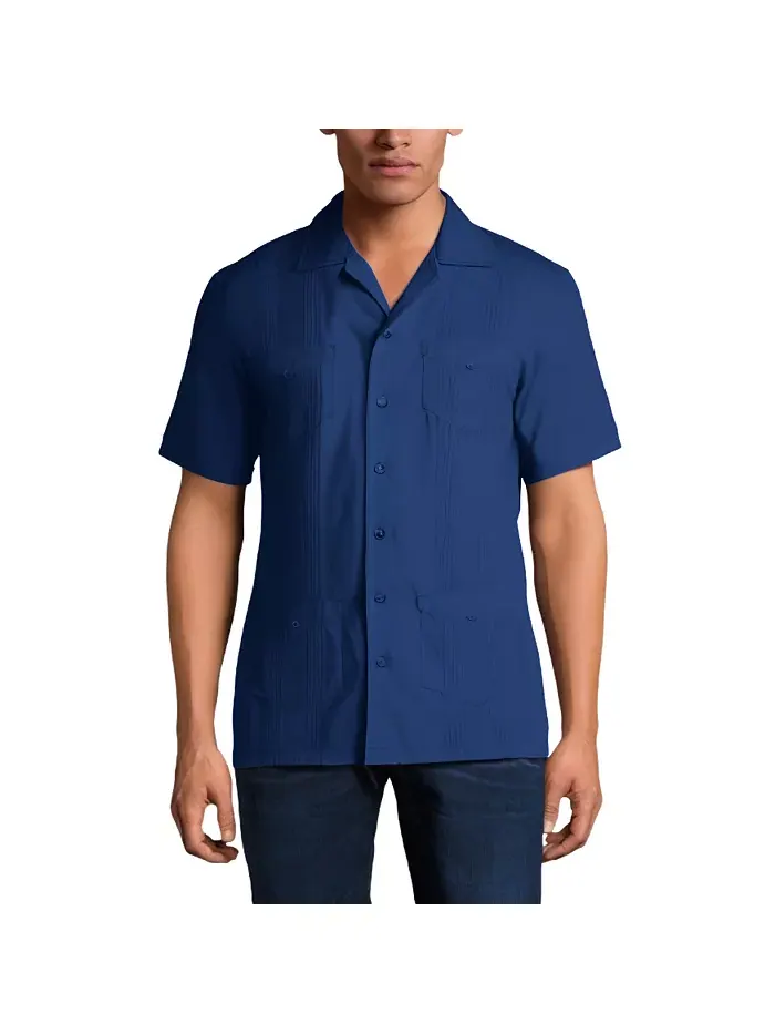 Мужская короткорукавная рубашка Guayabera KingSize