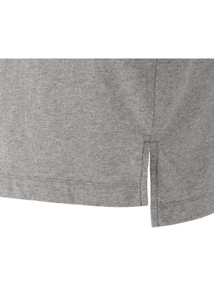 Мужская винтажная хлопковая футболка с карманом Henley с коротким рукавом Thorogood — изображение 3 из 5, светлый серый