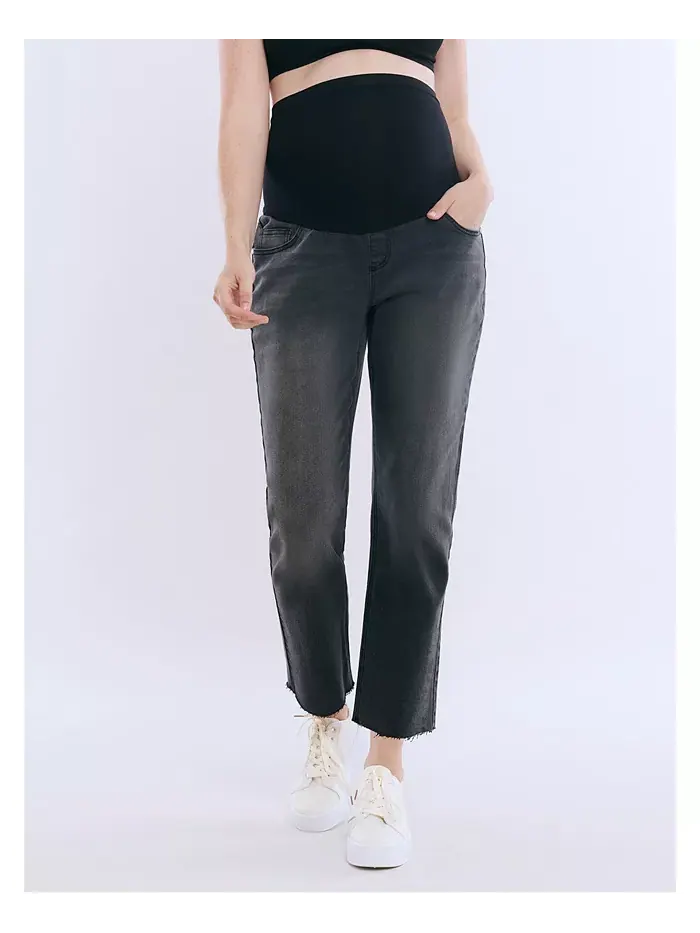 Женские джинсы Secret Fit Over the Belly с прямыми штанинами - Motherhood Maternity