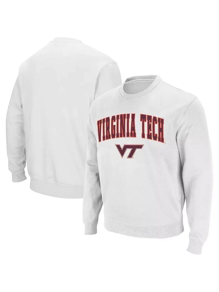 Мужская толстовка Virginia Tech Hokies с арочным логотипом и надписью Colosseum — изображение 1 из 6, белый