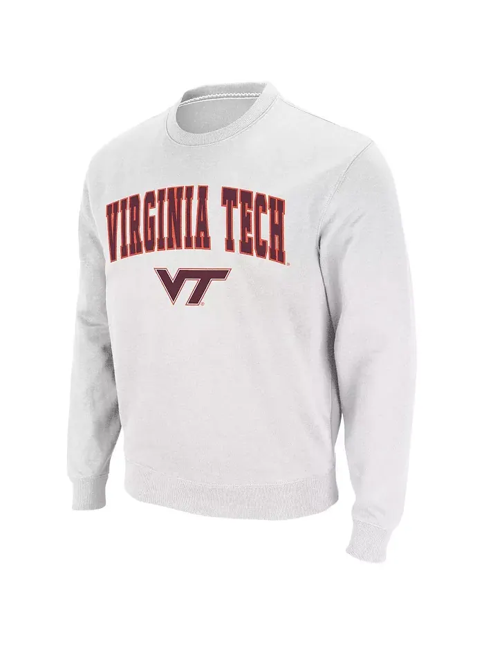 Мужская толстовка Virginia Tech Hokies с арочным логотипом и надписью Colosseum — изображение 2 из 6, белый