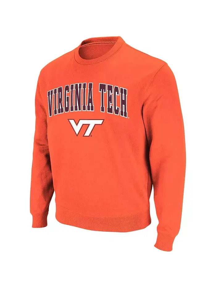 Мужская толстовка Virginia Tech Hokies с арочным логотипом и надписью Colosseum — изображение 5 из 6, белый
