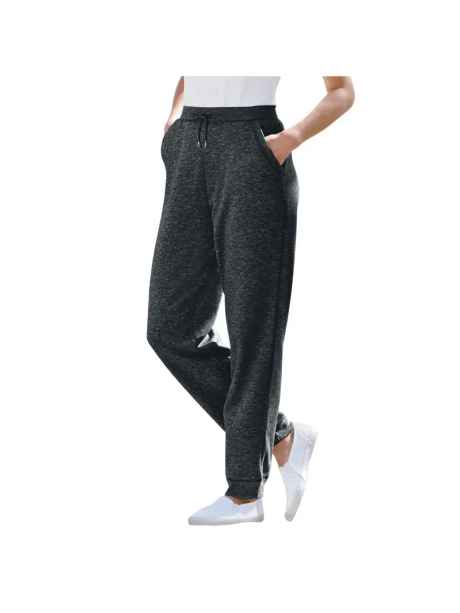 Женские спортивные брюки Within Better-Fleece Pull-On Jogger Sweatants Woman Within