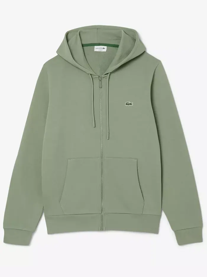 Толстовка Lacoste, мужская, флисовая с молнией