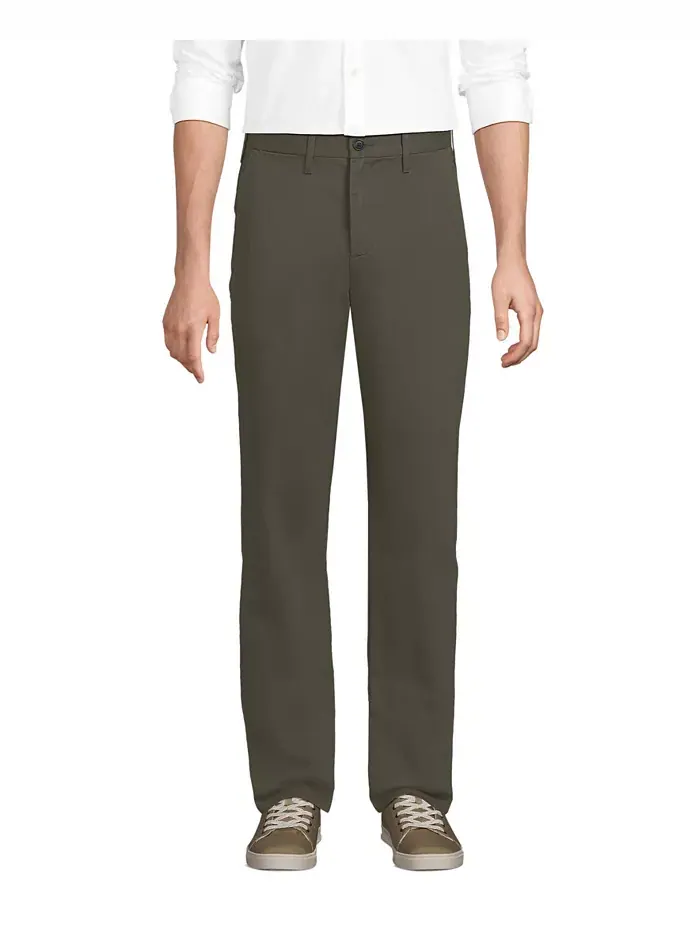 Мужские дорожные брюки-чинос Comfort Waist Classic Fit Lands' End