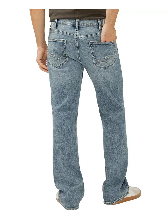 Мужские джинсы Craig Classic Fit Bootcut Silver Jeans Co. — изображение 2 из 3, синий