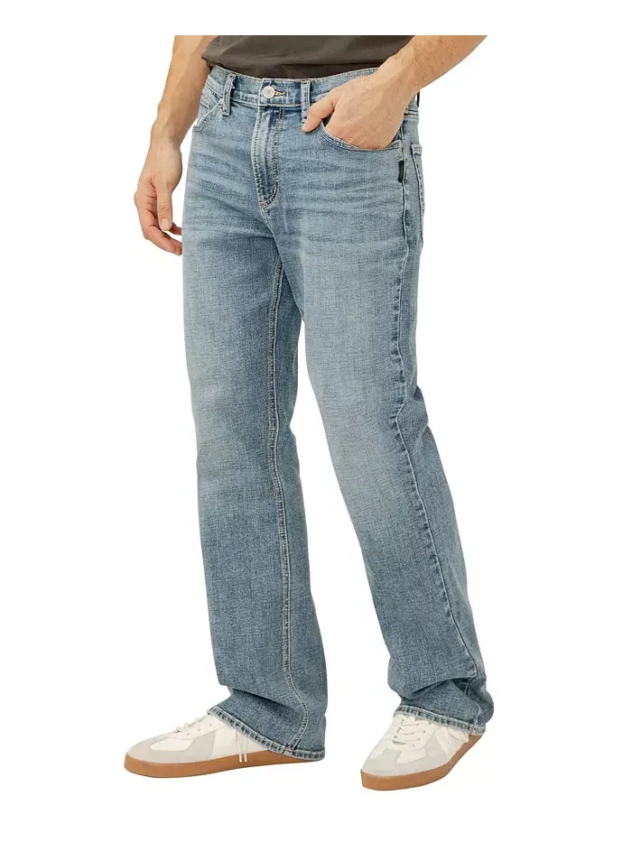 Мужские джинсы Craig Classic Fit Bootcut Silver Jeans Co. — изображение 3 из 3, синий