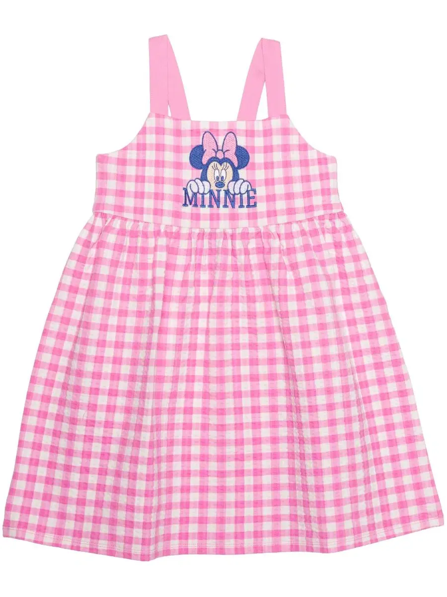 Платье-трапеция с вышивкой Minnie Mouse Disney — розовый