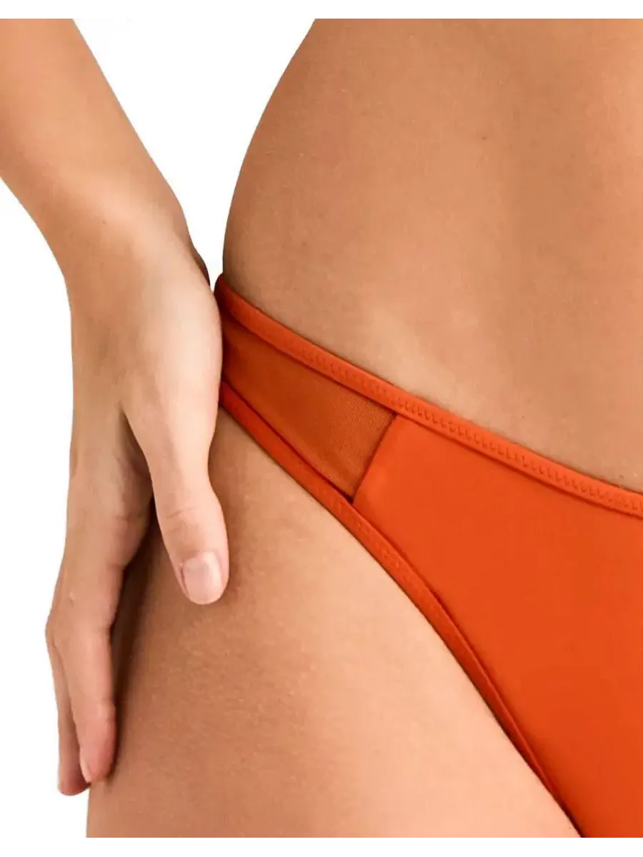 Женские плавки-бикини Terri Swimwear Adore Me — изображение 2 из 4, темный оранжевый