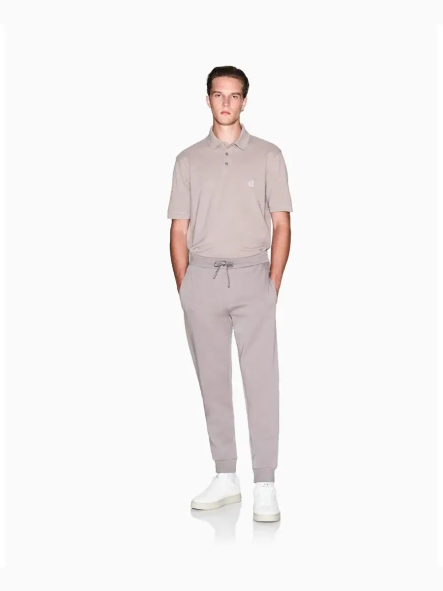 Мужская поло-рубашка из хлопкового пике стандартного кроя A|X Armani Exchange — изображение 2 из 5, хаки