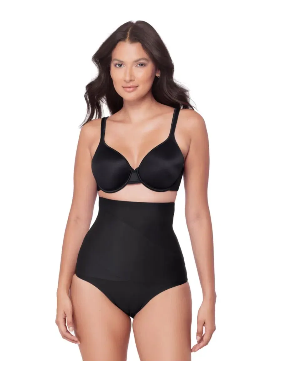 Женские корректирующие трусики с высокой талией Flex Ability 2575 Miraclesuit — изображение 1 из 2, черный