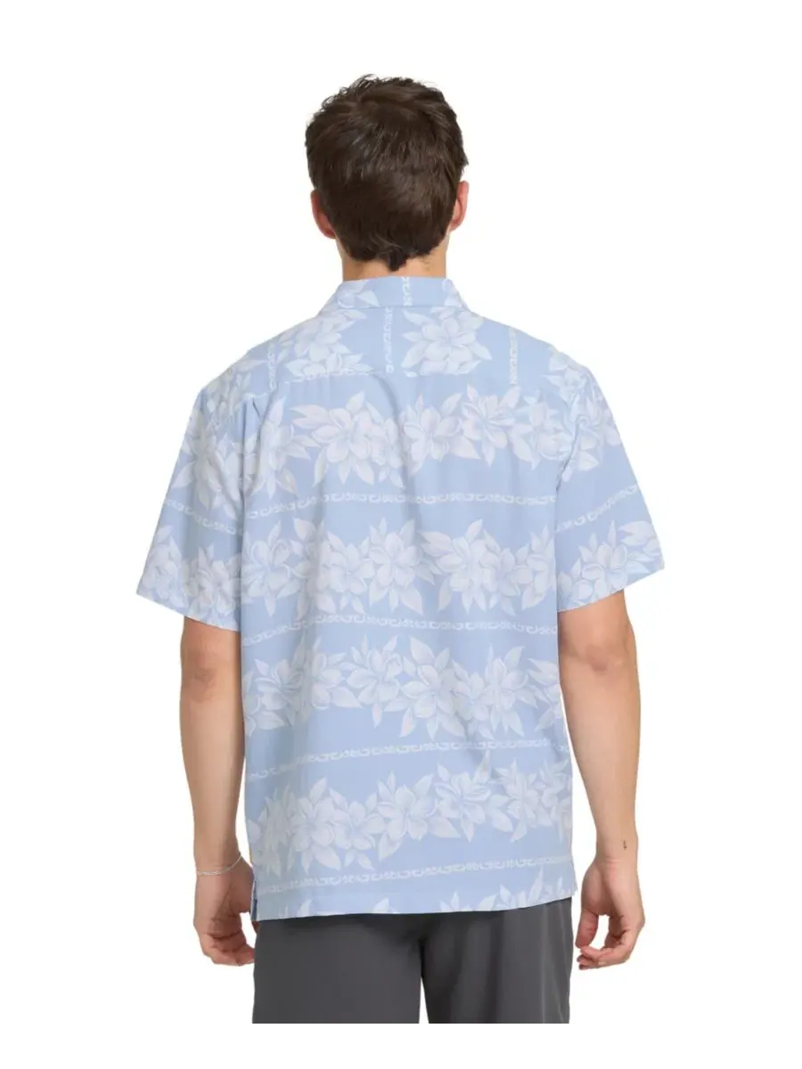 Мужская тканая рубашка с коротким рукавом Quiksilver Horizons Horizons Quiksilver Waterman — изображение 3 из 3, голубой