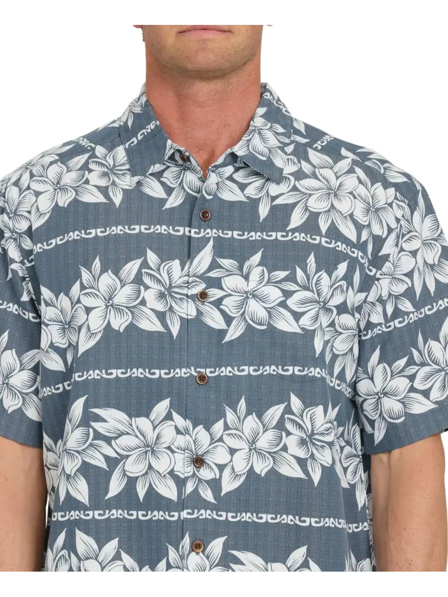Мужская тканая рубашка с коротким рукавом Quiksilver Horizons Horizons Quiksilver Waterman — изображение 2 из 3