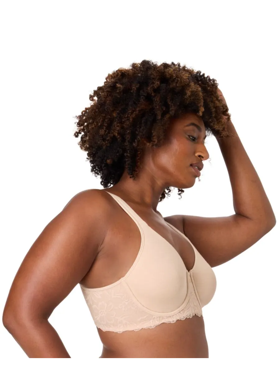 Бюстгальтер Breathe Medium Underwire Full Coverage Minimizer Bra DF3423 Bali — изображение 2 из 5, миндальный