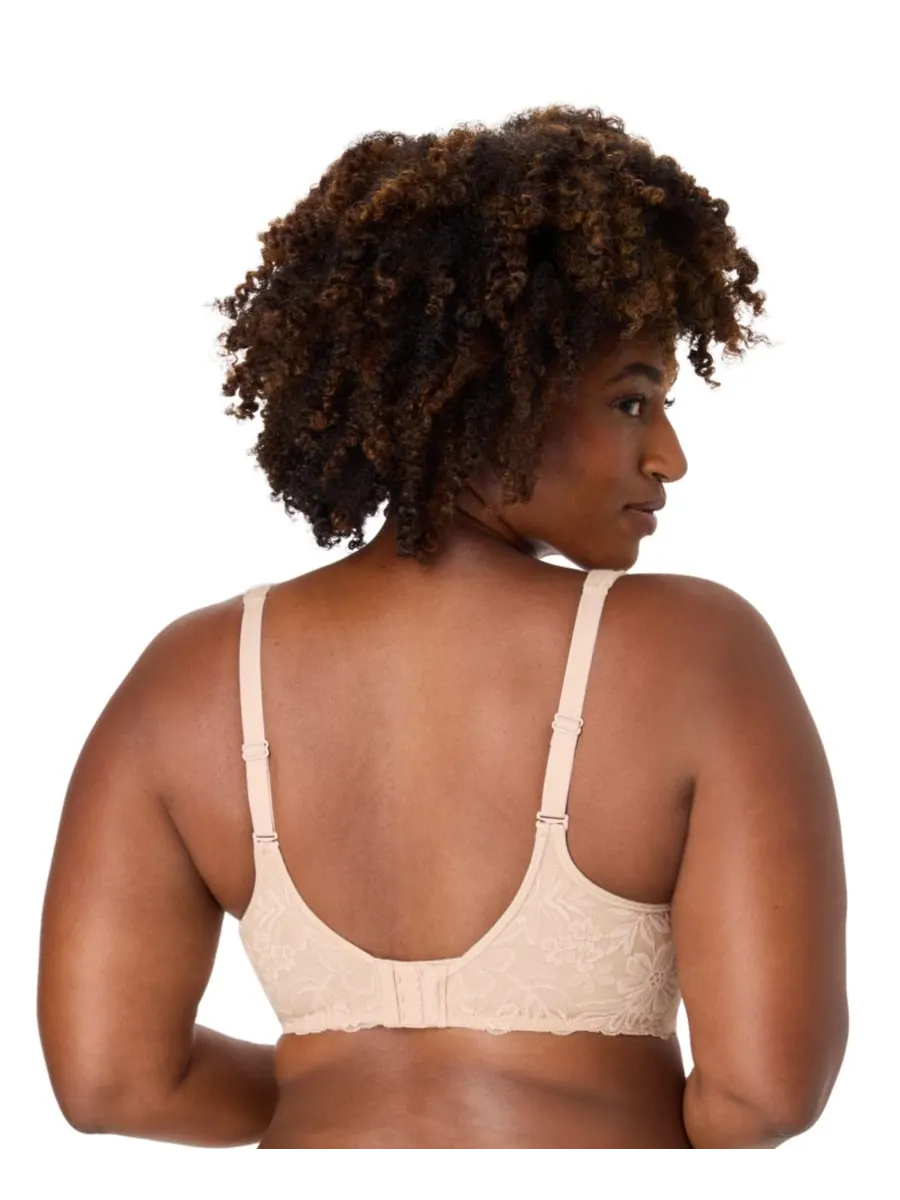 Бюстгальтер Breathe Medium Underwire Full Coverage Minimizer Bra DF3423 Bali — изображение 4 из 5, миндальный