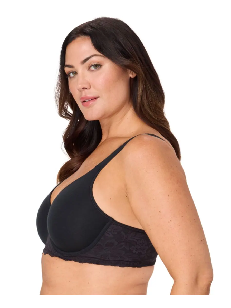 Бюстгальтер Breathe Medium Underwire Full Coverage Minimizer Bra DF3423 Bali — изображение 2 из 5, черный